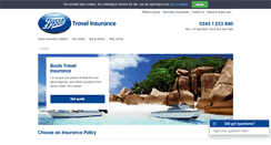 Desktop Screenshot of bootstravelinsurance.com